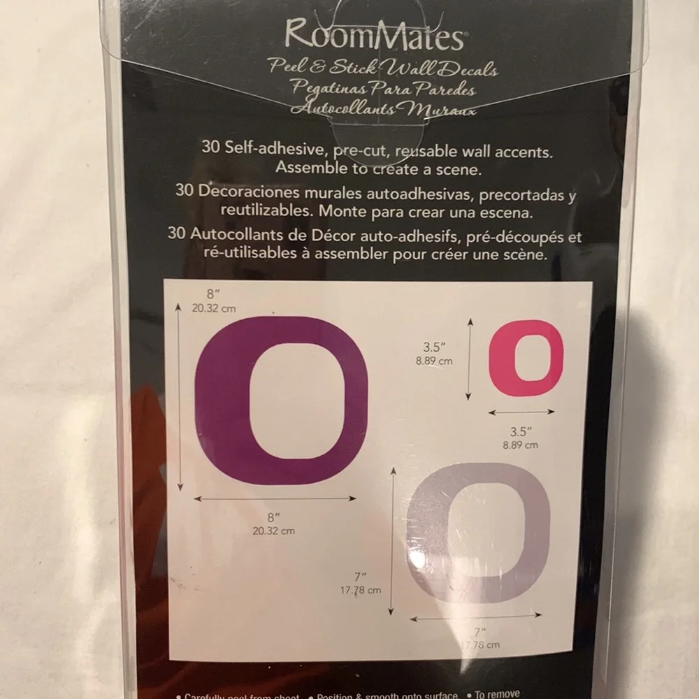 NWT RoomMates Wall Decals